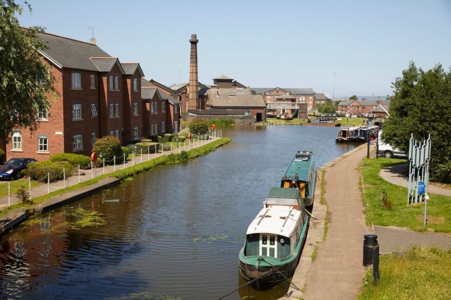 National Waterway Museum located in Ellesmere Port, end of the Shropshire Union Canal where it meets the Manchester Ship Canal
