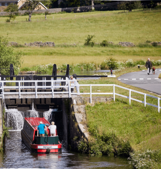 Pendle canal gate, located close to Barrowford