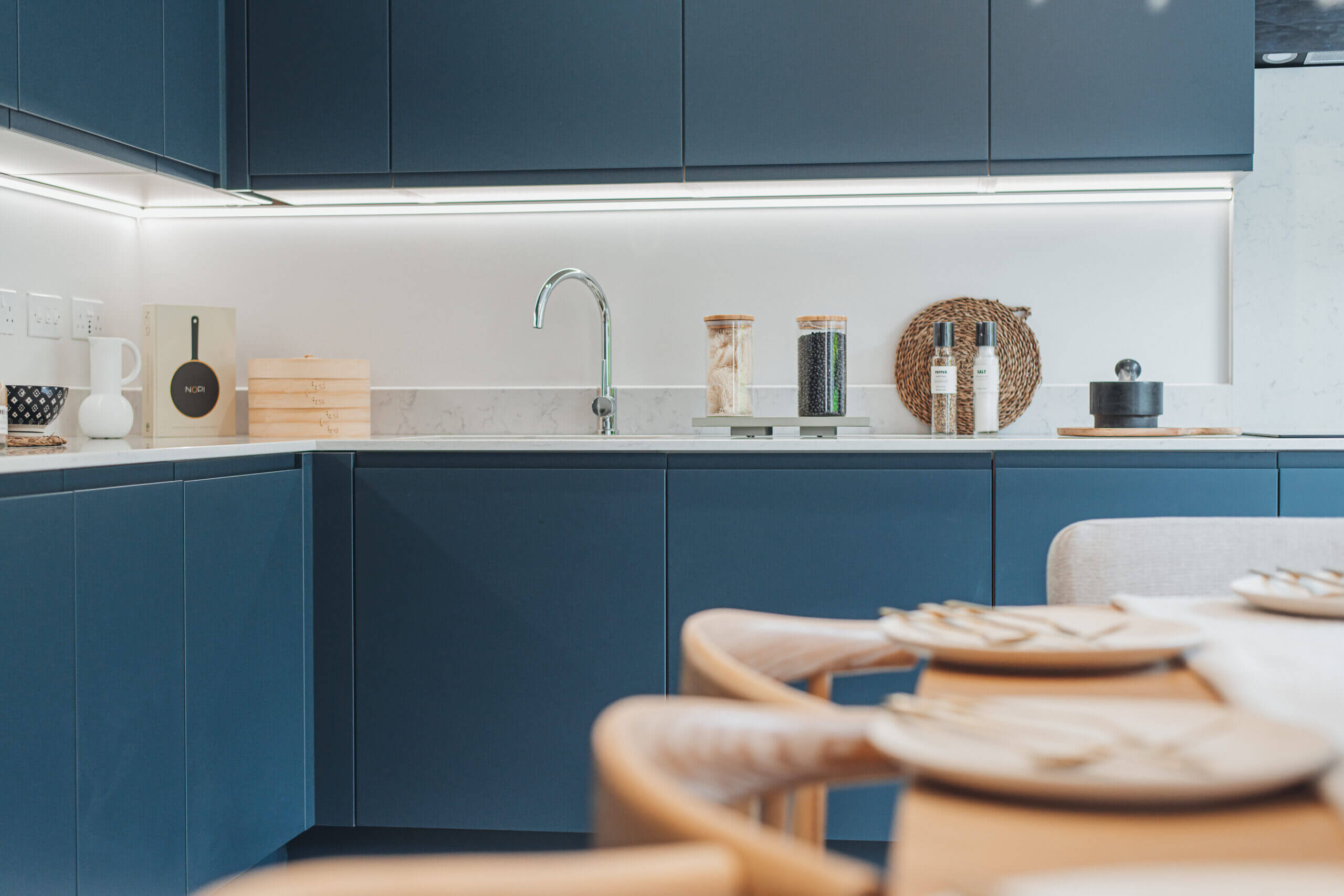 Flexible, modern kitchen built for family living